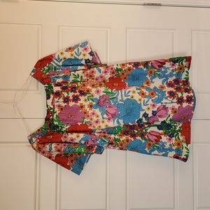 Flowery mini dress from HM